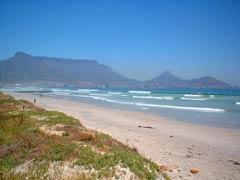 Direct access to the beach from garden